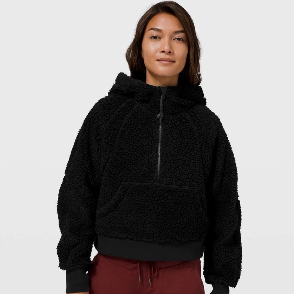 Lululemon Sherpa Scuba Cropped Half Zip